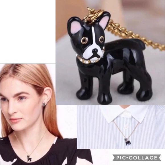 $58 NWT Kate Spade Antoine Dog Pendant Necklace - Picture 1 of 9
